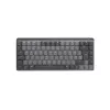 Teclado sem fios iluminado minimalista LOGITECH Mx Mechanical Mini - Graphite Tactile Quiet Qwertz Suisse