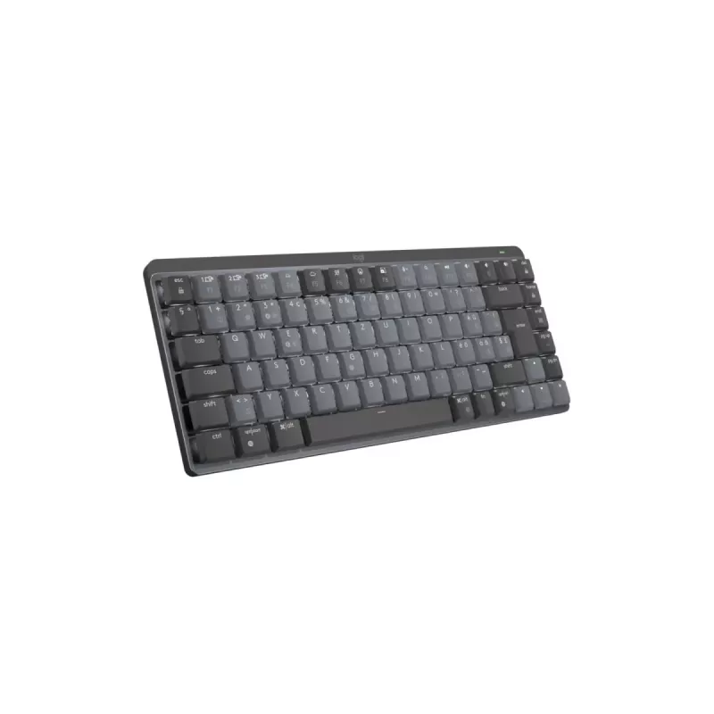 Teclado sem fios iluminado minimalista LOGITECH Mx Mechanical Mini - Graphite Tactile Quiet Qwertz Suisse