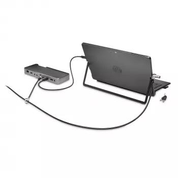 Cadeado para portátil Kensington NanoSaver Keyed Dual Head, 1,8 m, Kensington, chave, aço carbono, preto, aço inoxidável