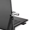Cadeado para portátil Kensington NanoSaver Keyed Dual Head, 1,8 m, Kensington, chave, aço carbono, preto, aço inoxidável