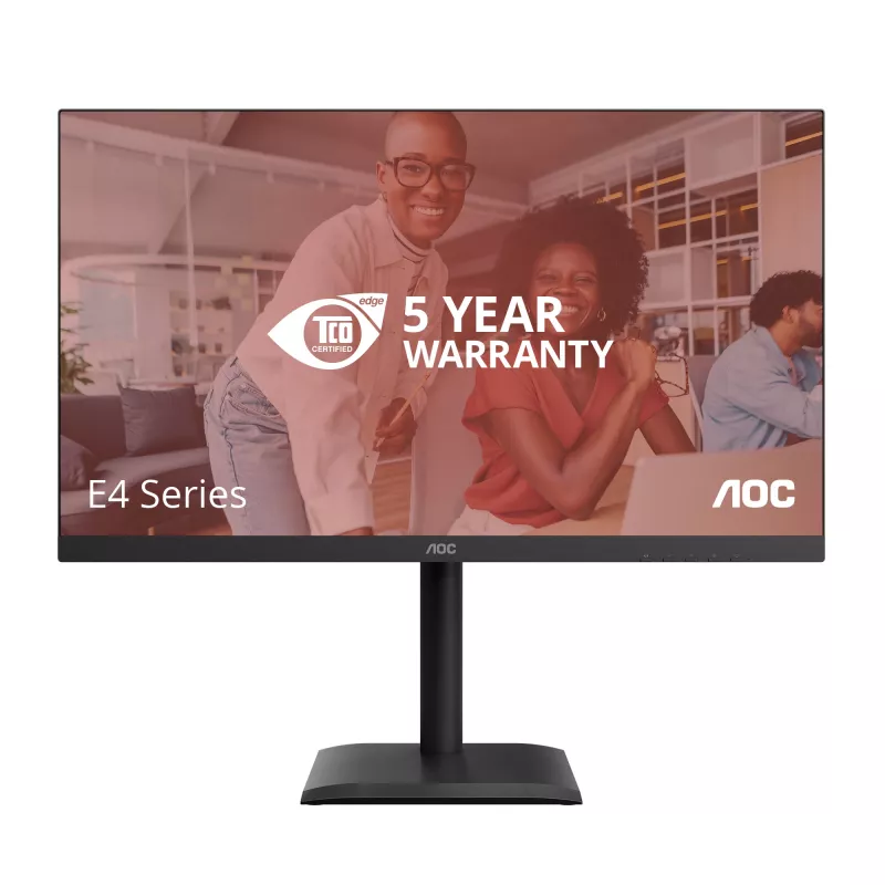Monitor de computador AOC E4 U27E4CV 68,6 cm (27 polegadas) 3840 x 2160 píxeis 4K Ultra HD LED preto