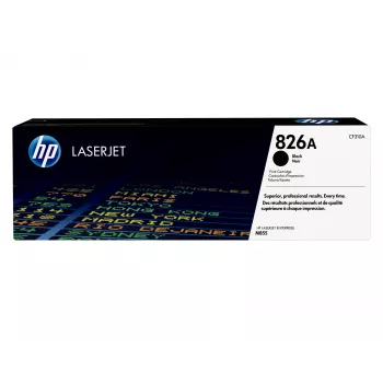 Cartucho de toner original HP 826A preto LaserJet, 29000 páginas, preto, 1 unid.