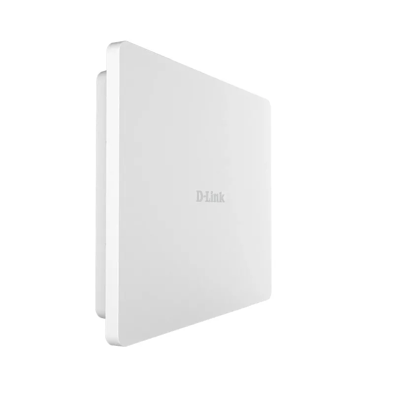D-Link Ponto de acesso exterior PoE AX3000 Wi-Fi 6 Dual-Band, 2,4 GHz, 5 GHz, 3000 Mbit/s, WEP de 64 bits, WEP de 128 bits, SSID, WEP, WPA, WPA2, WPA3, 10,100,1000,2500 Mbit/s