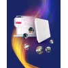D-Link Ponto de acesso exterior PoE AX3000 Wi-Fi 6 Dual-Band, 2,4 GHz, 5 GHz, 3000 Mbit/s, WEP de 64 bits, WEP de 128 bits, SSID, WEP, WPA, WPA2, WPA3, 10,100,1000,2500 Mbit/s