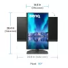 BenQ SW242Q Monitor de computador 61,2 cm (24,1 polegadas) 2560 x 1600 píxeis WQXGA LED preto