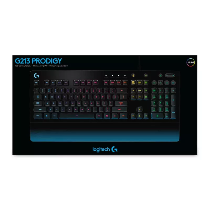 LOGITECH G213 Prodigy Teclado para gaming USB - Azerty belga