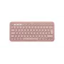 LOGITECH Pebble Keys 2 K380s - Teclado Bluetooth compacto - Tonal Rose - Qwerty Int