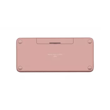 LOGITECH Pebble Keys 2 K380s - Teclado Bluetooth compacto - Tonal Rose - Qwerty Int