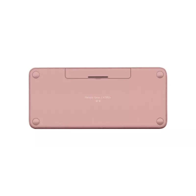 LOGITECH Pebble Keys 2 K380s - Teclado Bluetooth compacto - Tonal Rose - Qwerty Int