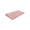 LOGITECH Pebble Keys 2 K380s - Teclado Bluetooth compacto - Tonal Rose - Qwerty Int