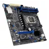 Placa-mãe ASUS P13R-M Intel C262 LGA 1700 micro ATX, DDR5, 4 DIMM, 128GB, 8x SATA III, 1x M.2, 2x LAN