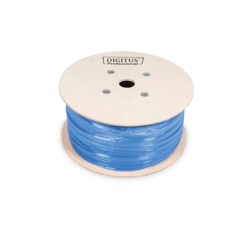 DIGITUS Cabo de instalação - CAT6a - U/FTP - AWG 23/1 - 305 m - azul