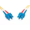 DIGITUS Cabo de patch de fibra ótica, SC para SC OS2, monomodo 09/125 µm, duplex, comprimento 2 m
