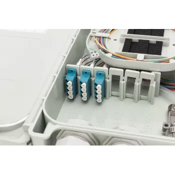 Digitus Caixa de distribuição FTTH/FTTB pré-montada OS2 12 fibras LC/PC