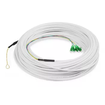 DIGITUS Cabo drop FTTH - monomodo 4 fibras LC/APC G.657.A2 50m
