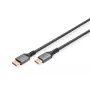 DIGITUS Cabo de ligação PREMIUM DisplayPort 2.1 - M/M 1m 16K UHD 80G caixa de alumínio