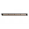 DIGITUS Patch panel CAT6 não blindado 24 portas com obturador - preto