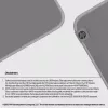 HP 105 tapete de rato desinfetável, cinzento, monocromático, poliéster, borracha
