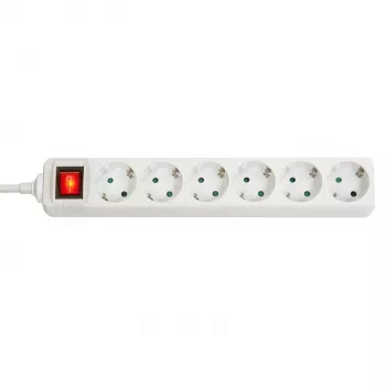 Lindy 73103 Distribuidor de energia 6 saídas AC interior branco