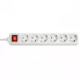 Lindy 73103 Distribuidor de energia 6 saídas AC interior branco