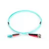 DIGITUS Cabo de patch de fibra ótica, LC para ST multimodo 50/125 µm, duplex, comprimento 10 m, classe OM3