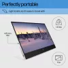 HP E-Series E14 G4 Monitor portátil, 35,6 cm (14 polegadas), 1920 x 1080 píxeis, Full HD, LCD, 5 ms, prateado