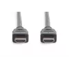 DIGITUS Cabo de ligação HDMI Ultra-High-Speed, Type-A M/M, 2 m com Ethernet, UHD 8K 60p, preto