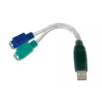 Adaptador DIGITUS de USB para 2x PS/2 (DA-70118)