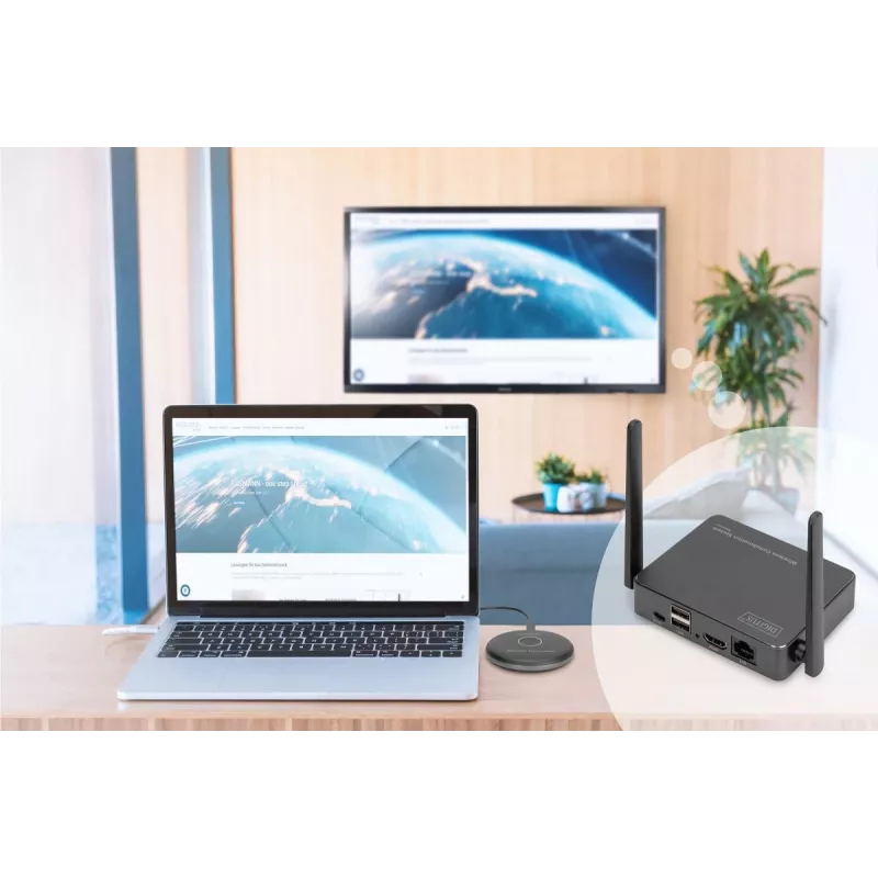 Transmissor HDMI sem fios DIGITUS TX unidade adicional para DS-55317