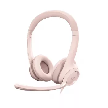 Headset LOGITECH - H390 - USB-A - rosa