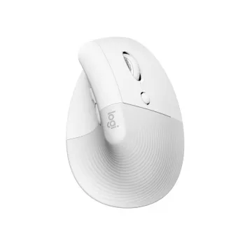 Rato ergonómico vertical LOGITECH Lift para Mac - branco sujo/cinzento pálido - EMEA