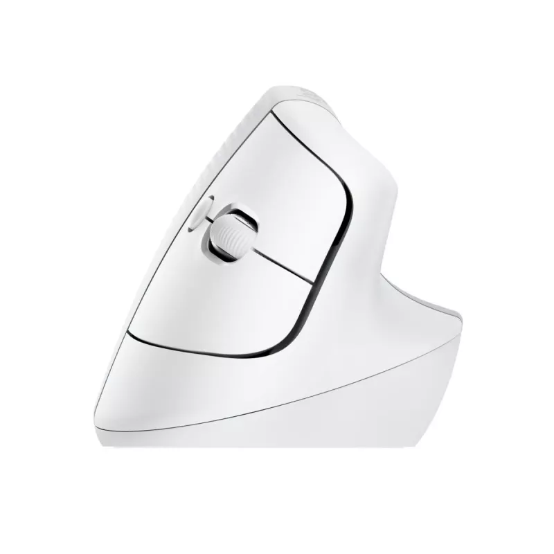 Rato ergonómico vertical LOGITECH Lift para Mac - branco sujo/cinzento pálido - EMEA