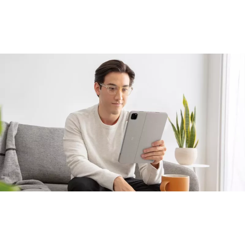 LOGITECH Combo Touch – areia para iPad Pro 11 polegadas (1., 2., 3. Ger.) – alemão – QWERTZ