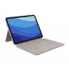 LOGITECH Combo Touch – areia para iPad Pro 11 polegadas (1., 2., 3. Ger.) – alemão – QWERTZ