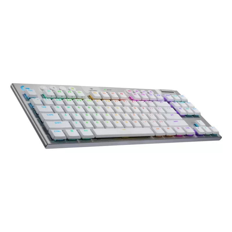 LOGITECH G915 X Lightspeed TKL Teclado gaming sem fios Low-Profile branco Tactile - Qwertz alemão