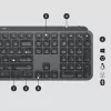 LOGITECH MX Keys For Business - grafite - suíço / Qwertz suíço