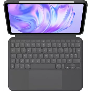 LOGITECH Combo Touch capa com teclado - para iPad Pro 11in M4/M5 - grafite - Azerty francês