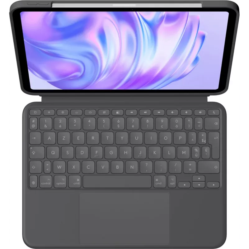 LOGITECH Combo Touch capa com teclado - para iPad Pro 11in M4/M5 - grafite - Azerty francês