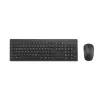 Kensington K75562DE, sem fios, RF Wireless, membrana, QWERTZ, preto, rato incluído