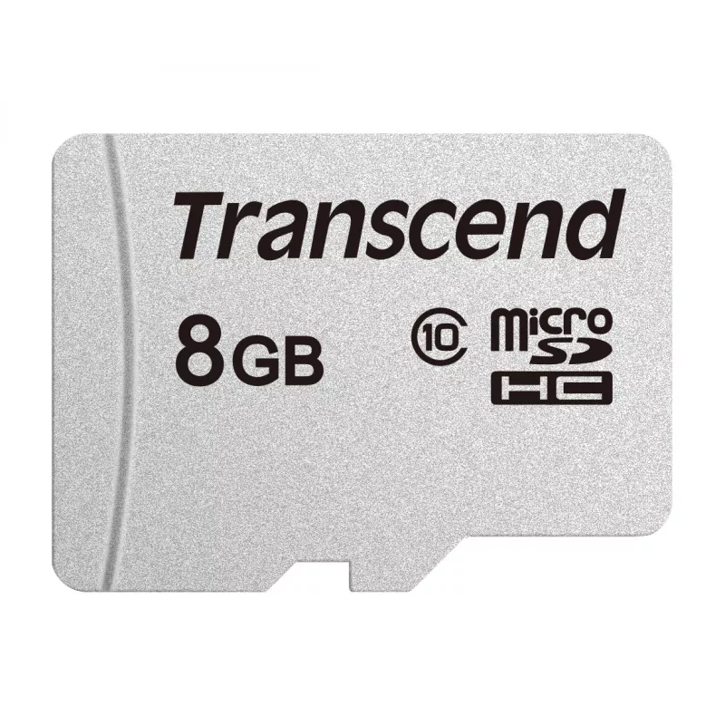 Cartão Micro-SDHC TRANSCEND 300S 8GB UHS-I U1 sem adaptador