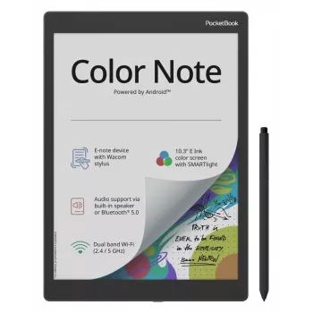 Leitor de e-books PocketBook Color Note 32 GB Wi-Fi 10,3 polegadas E Ink Kaleido