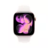 APPLE Watch Series 11 GPS 46mm Caixa de alumínio dourado rosa com bracelete desportiva azul-clara S/M