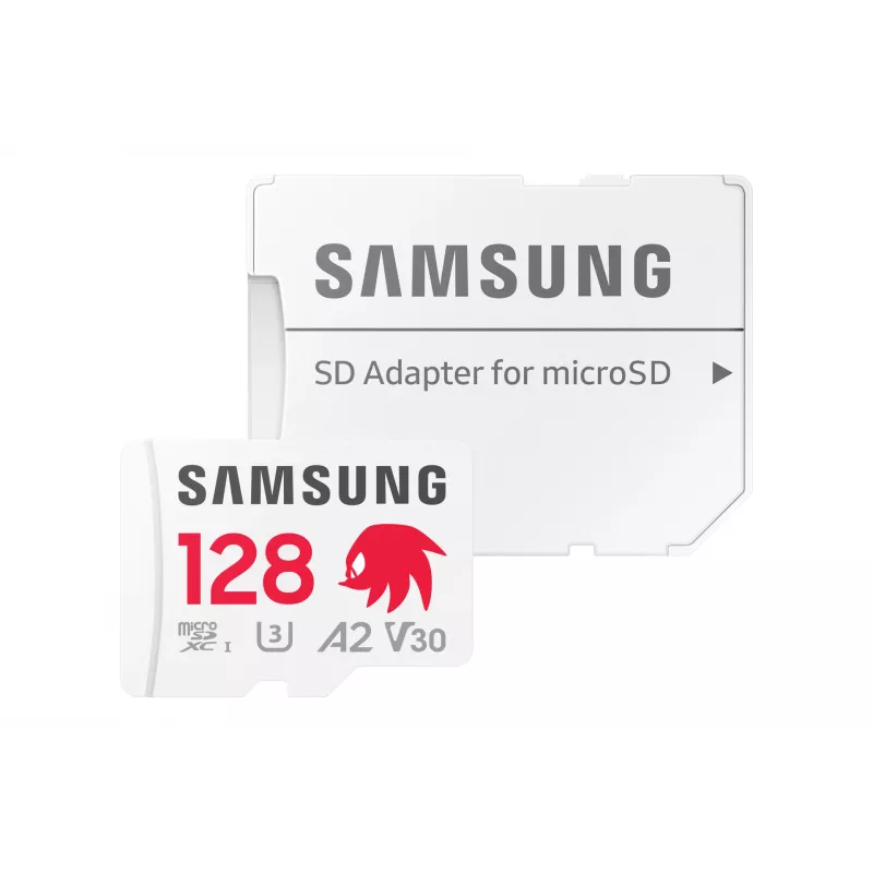 Cartão de memória MicroSDXC Samsung MB-MD128S, 128 GB, UHS-I, Class 10, U3, leitura até 180 MB/s, escrita 130 MB/s