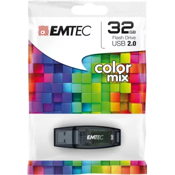 EMTEC C410 Color Mix - Pen drive 32GB - USB 2.0 - Azul