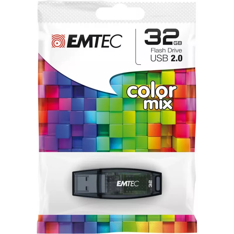 EMTEC C410 Color Mix - Pen drive 32GB - USB 2.0 - Azul