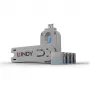 Lindy 40452 conjunto de bloqueadores de portas USB Tipo A, 4 fechaduras com chave, azul