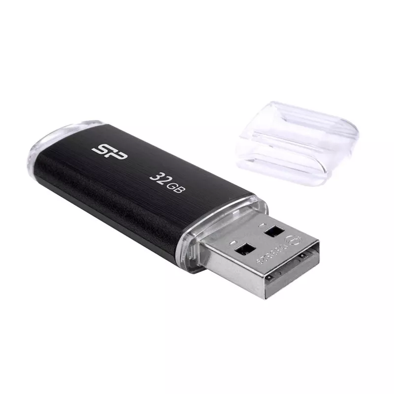SILICON POWER Ultima U02 - Pen drive 32 GB - USB 2.0 - Preto