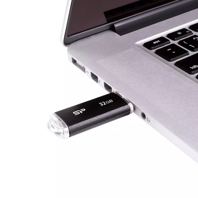 SILICON POWER Ultima U02 - Pen drive 32 GB - USB 2.0 - Preto