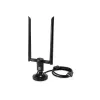 Adaptador de rede USB Wi-Fi dual band LevelOne AC1200, canal 1-13