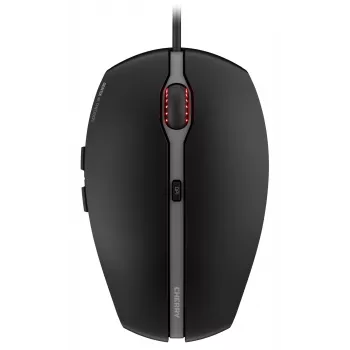 CHERRY GENTIX 4K Rato com fio, preto, USB, para ambas as mãos, ótico, USB, 3600 DPI, preto
